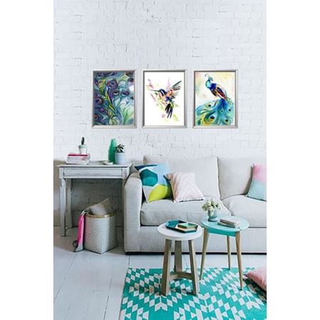 Tavus Kuşu Tablo Seti