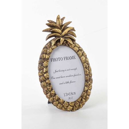 Dekoratif Fotoğraf Çerçevesi Ananas 16X28 Cm