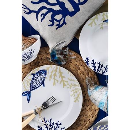 Marine Serisi 24 Parça 9347 Desen Yemek Seti