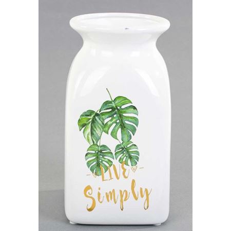 Dekoratif Seramik Vazo Lıve Sımply