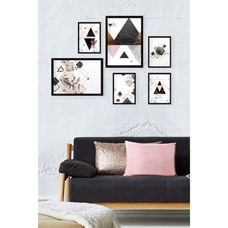 Tablo Center 6 Parçalı Çerçeveli Tablo Seti