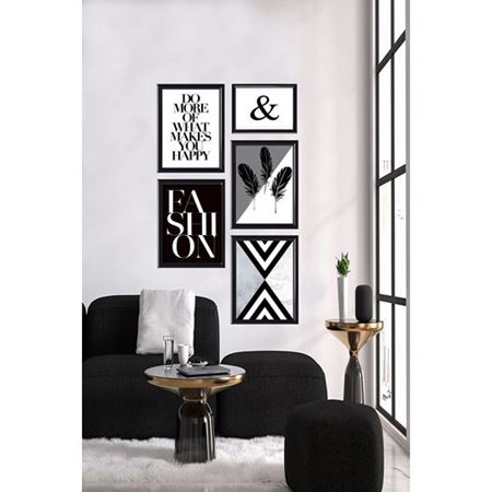 Geometik Desenli Tablo Seti