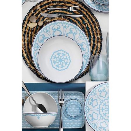 24 Parça Yemek Seti Turkuaz