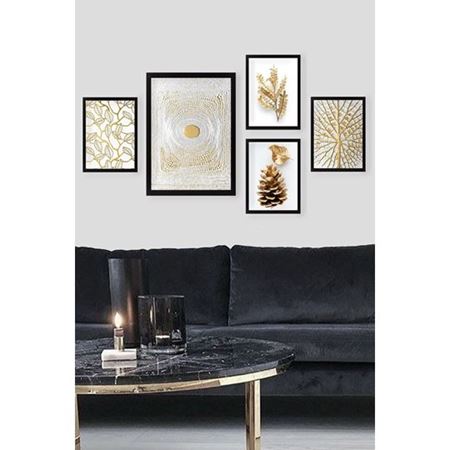 Tablo Center 5 Parçalı Çerçeveli Tablo Seti