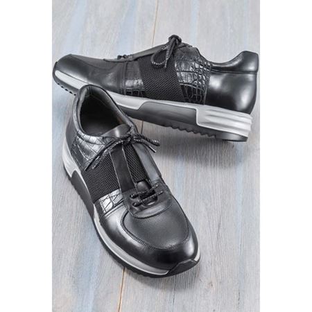 Hakiki Deri Siyah Erkek Casual Ayakkabı