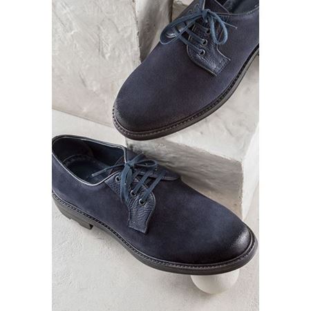 Hakiki Deri Lacivert Erkek Ayakkabı