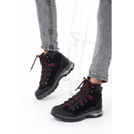 Erkek Siyah Kırmızı Bot