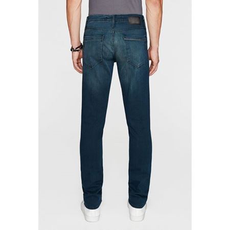 Erkek Skinny Jean Jake Dark Brushed Mavi Jet Black