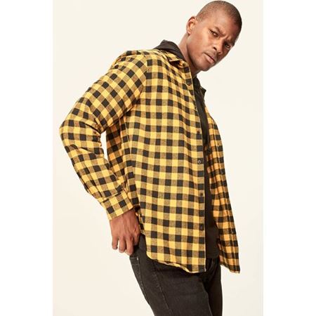 Hardal Oversize Kareli Gömlek