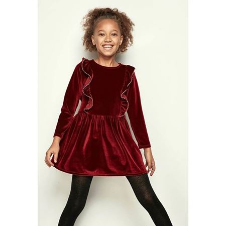 Kız Çocuk Kadife Elbise