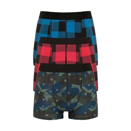 DESENLİ ERKEK BOXER 3'LÜ SET