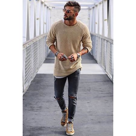 Bisiklet Yaka Camel Kazak