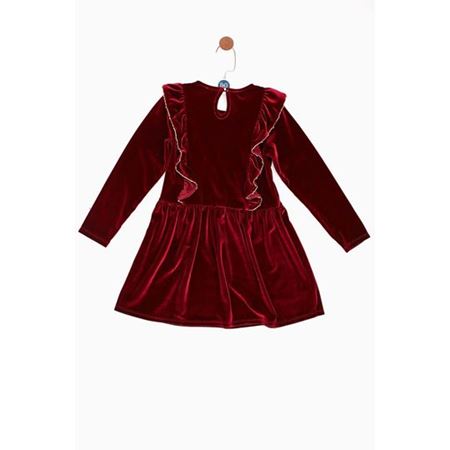Kız Çocuk Kadife Elbise