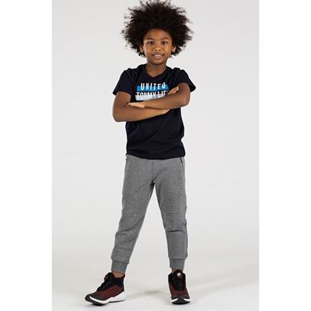 Yazı Baskılı Lacivert Erkek Çocuk T-shirt