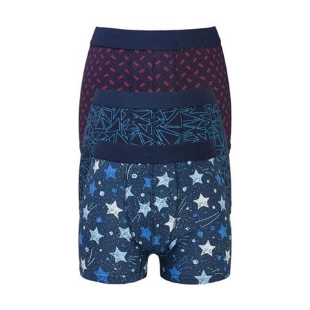 DESENLİ ERKEK BOXER 3'LÜ SET